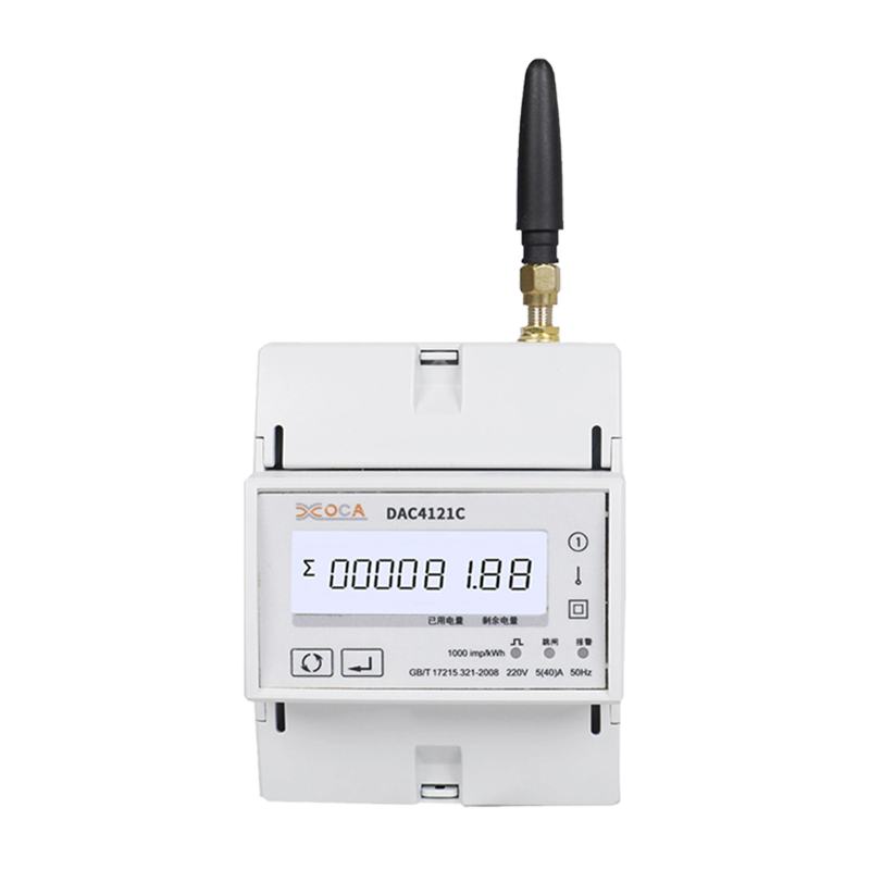 Dac4121C DIN Rel AC Fasa Tunggal Meter Kuasa Modbus Wayarles