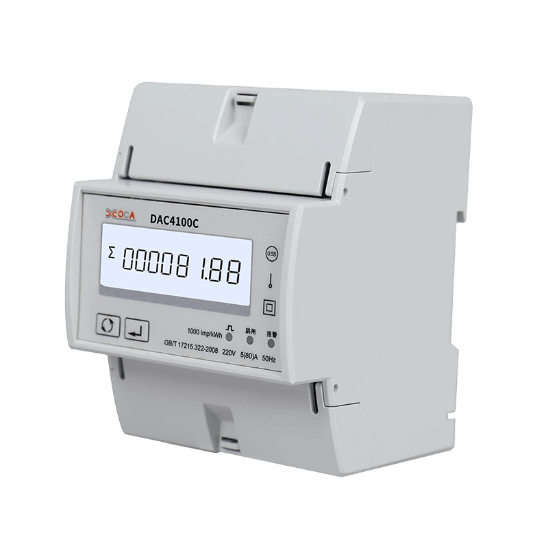 DAC4100C DIN Rail Electric Intelligent Single Phase Multi-Fungsi Meter Tenaga