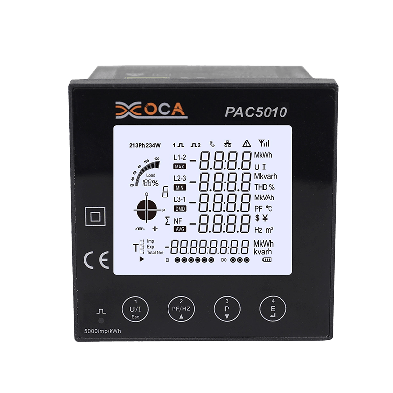 Panel AC PAC5010 RS485 Modbus Digital Meter Tenaga Elektrik Meter Kuasa