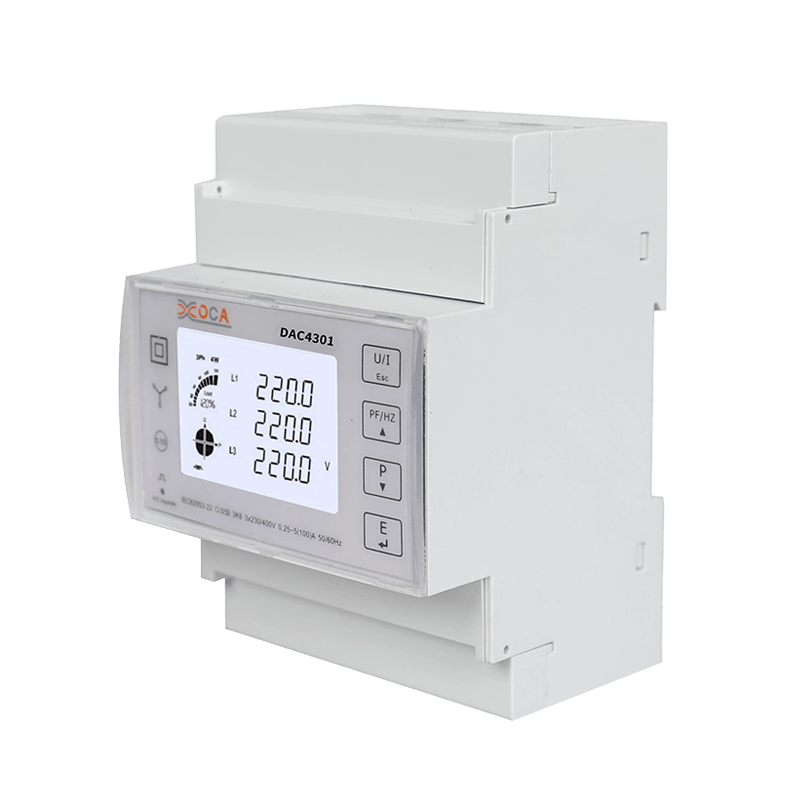 DIN Rel Tiga Fasa Modbus Smart Wireless Meter Elektronik