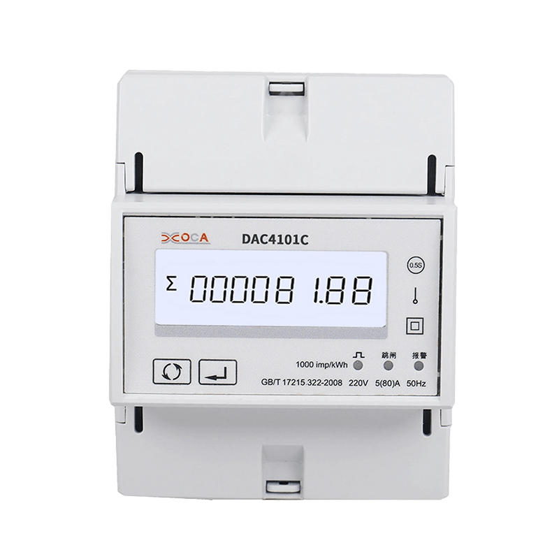 Dac4101c DIN Rel Fasa Tunggal Lora Electric Prabayar Meter Tenaga Jauh