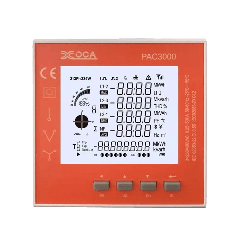 PAC3100 Smart Digital LCD WiFi Meter Kuasa Elektronik