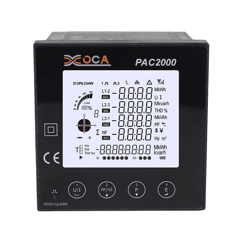 PAC2000 Multi-Fungsi WiFi Tuya Smart Electric Prepaid Panel Power Meter